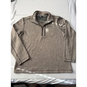 Men's Eddie Bauer sweater fleece quarter-zip pullover